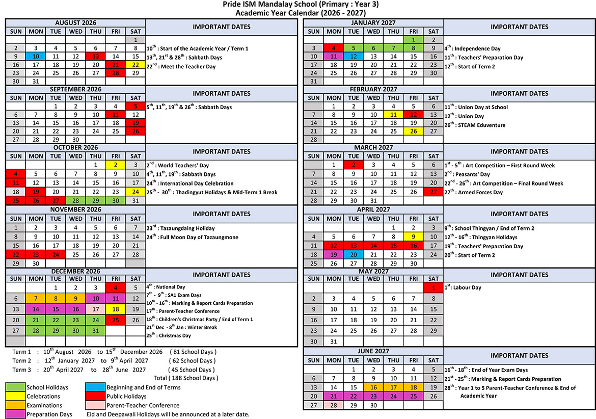20260821 mandalay 26 27 primary 3 calendar 01