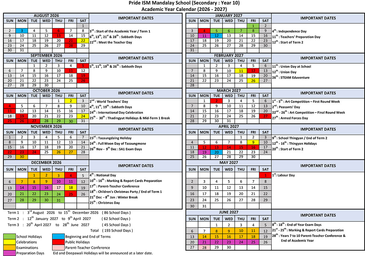 20260821 mandalay 26 27 secondary 10 calendar 01
