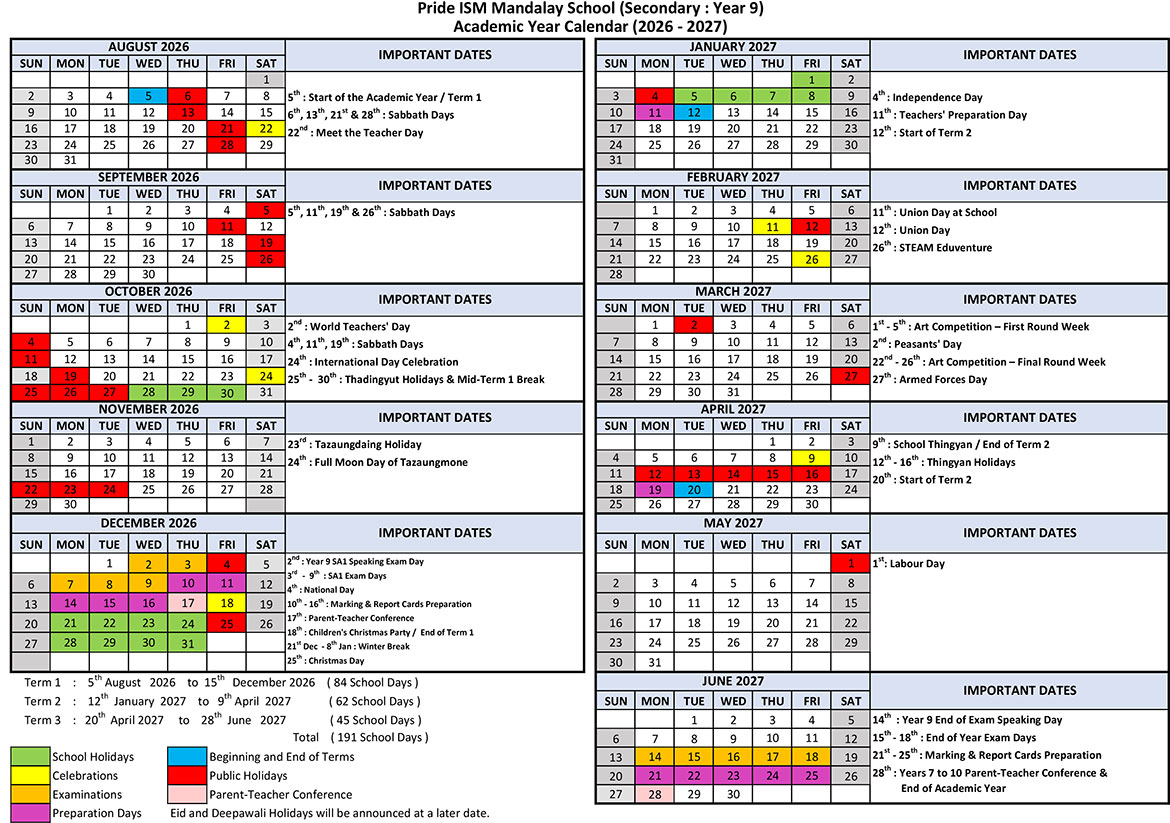 20260821 mandalay 26 27 secondary 9 calendar 01